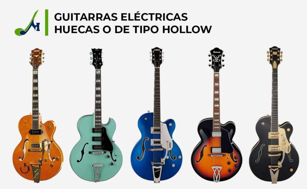 Guitarras eléctricas huecas o de tipo hollow