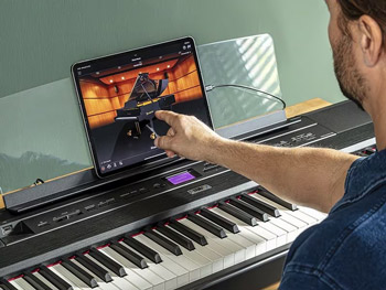 Zoom pianista tablet