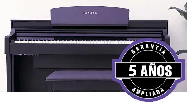 5 años de garantía extendida de Yamaha pianos